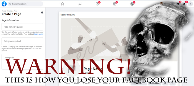 Warning! This Is How You Lose Your Facebook Page