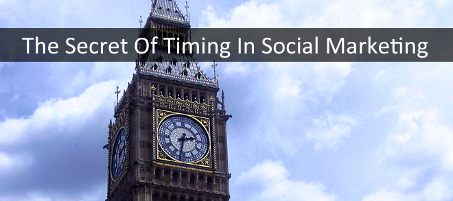 The Secret Of Timing In Social Marketing