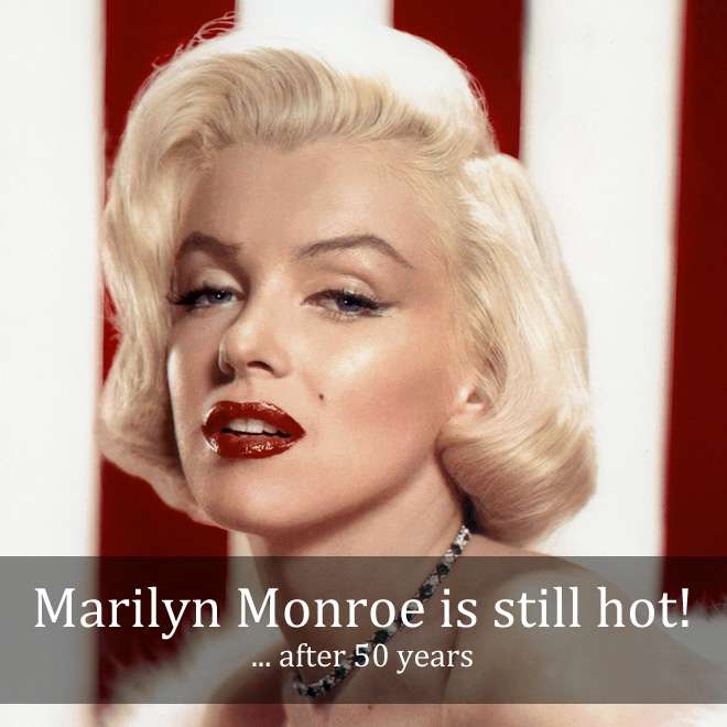 Marilyn Monroe Is Still Hot After 50 Years - Thanks To Social Media