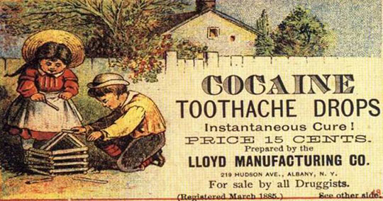 Vintage Advertisement - Cocaine Toothache Drops