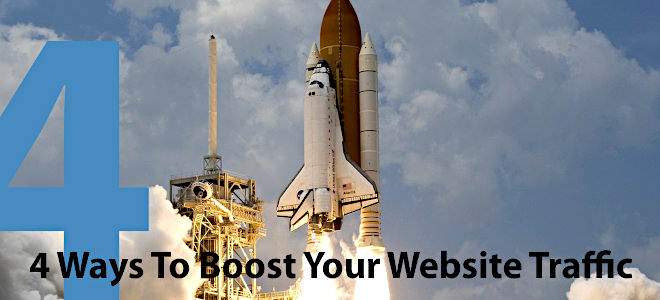 Four ways to boost your website traffic