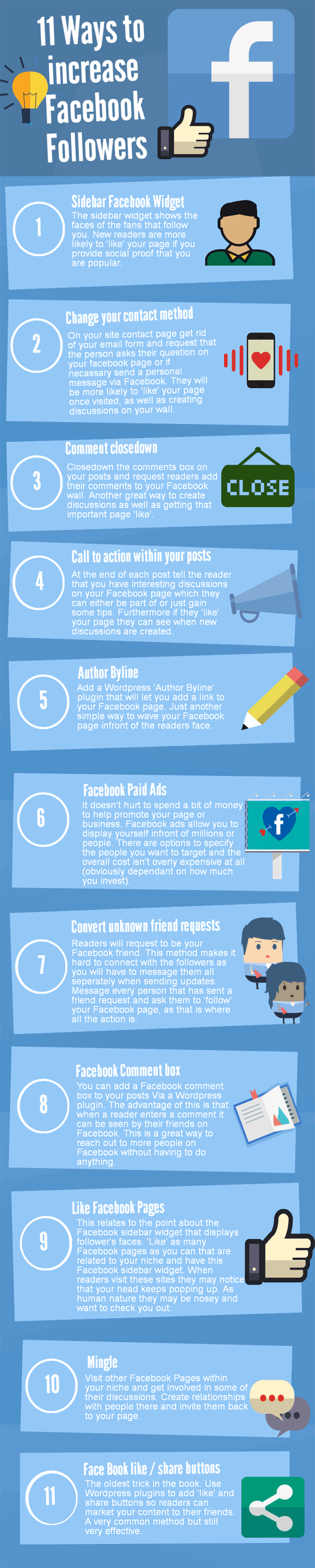 11 Ways To Increase Your Facebook Followers