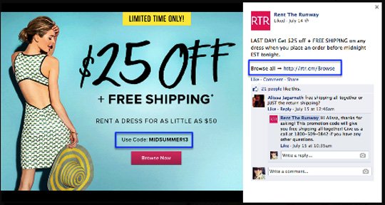 How To Use Facebook For Ecommerce Marketing Tip No 5 - Lure Facebook Users With Limited Period Discounts