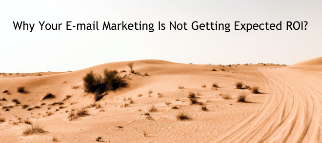 Why Your E-mail Marketing Is Not Getting Expected ROI?