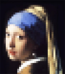 Girl with a Pearl Earring - Original Painting by Johannes Vermeer c. 1665
