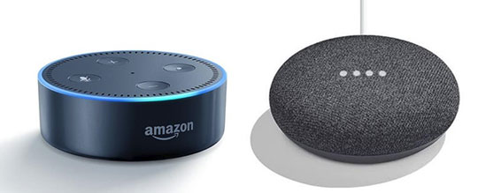 Smart speakers used for voice based searches