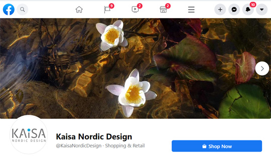 Facebook Shop - Kaisa Nordic Design