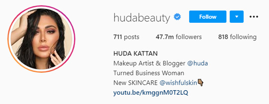 Huda Kattan Instagram Influencer