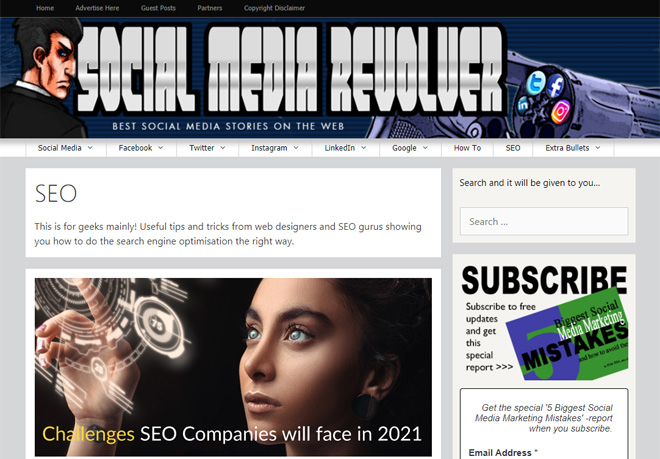 SEO Articles Social Media Revolver