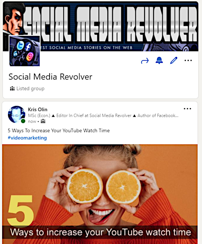 Social Media Revolver LinkedIn Group
