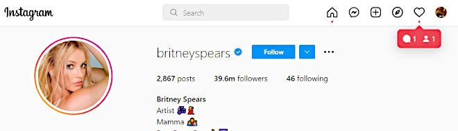 Use a Personal Profile Photo - Britney Spears Instagram feed