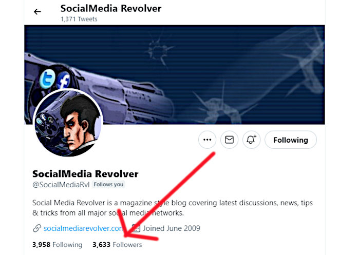 Social Media Revolver Twitter Followers